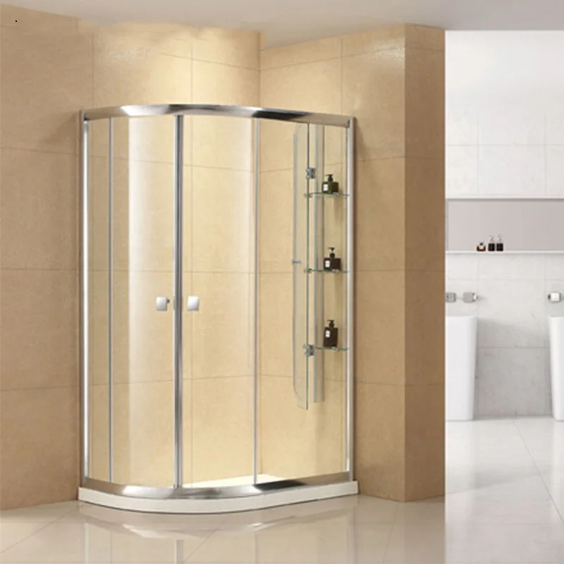 Durable tempered glass sliding enclosure shower rooms bath shower cabin price