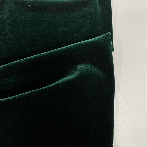 Бархатная ткань из полиэстера и спандекса, корейский бархат для платья, основовязаная ткань для одежды