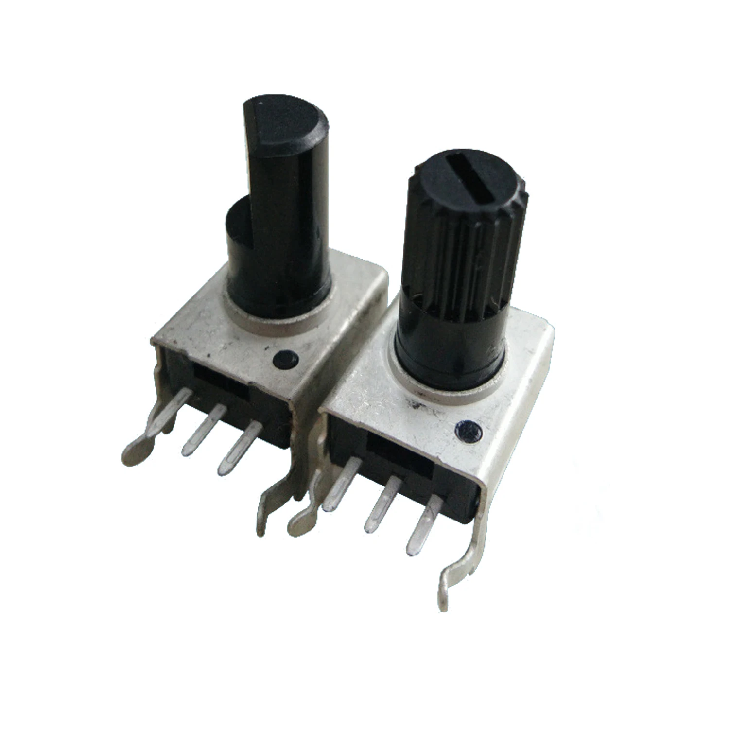 Vertical Type potentiometer knob With Push Switch