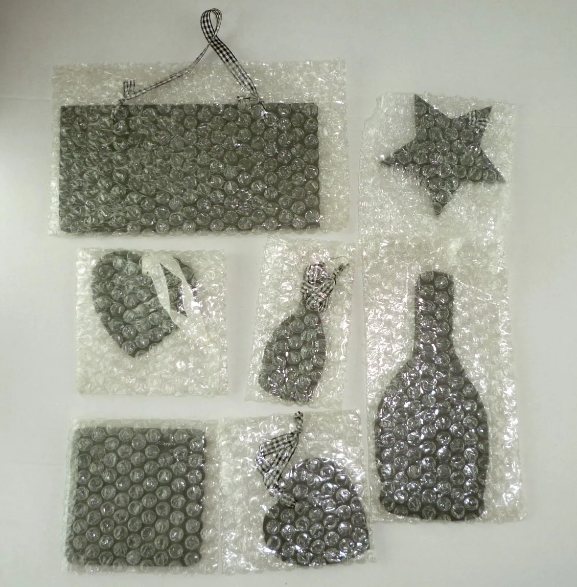Manufactory Wholesale Eco-friendly natural heart shape slate gift tags for decoration 15 x 15 cm