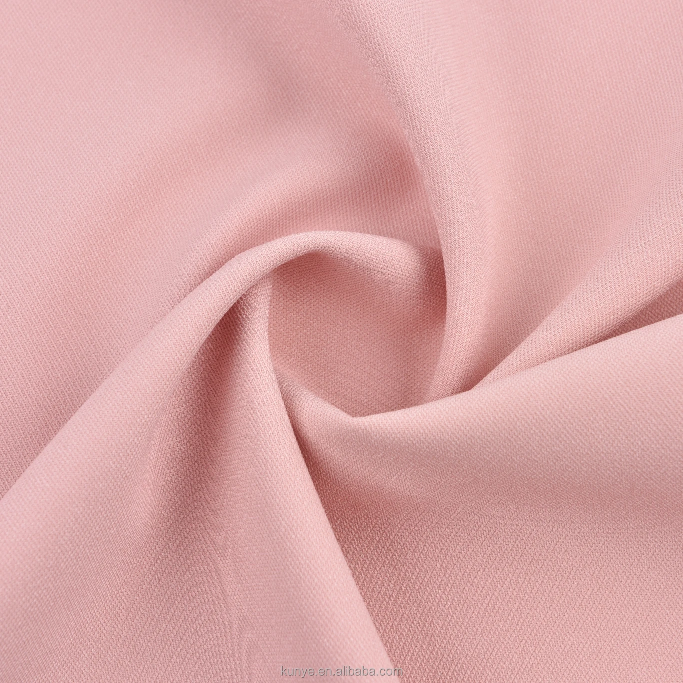 KUNYE heavy sustainable recycled Naia yarn double side twill woven fabric for FW coat