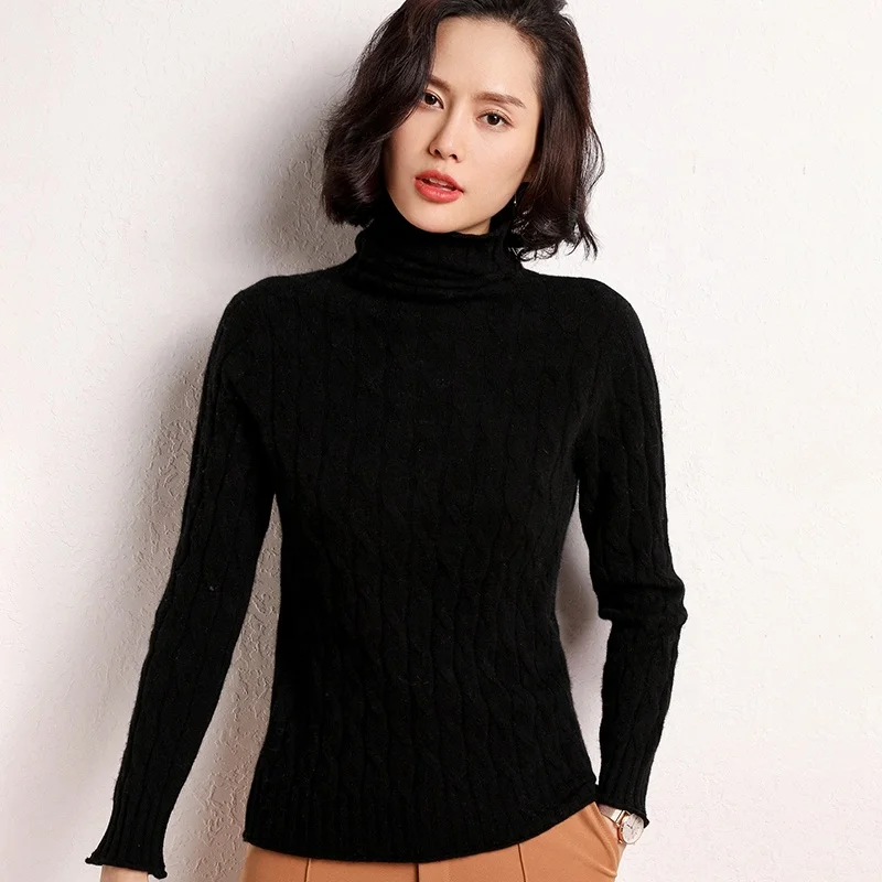 Ex-factory price sweater 100% pure cashmere ladies