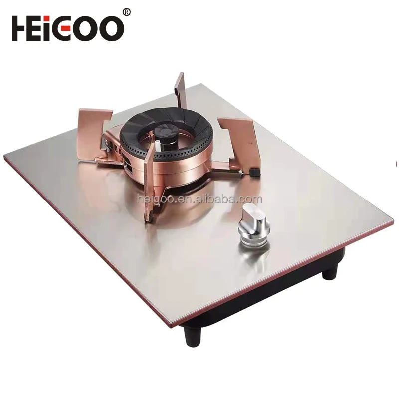 Волшебная Складная Встроенная газовая плита из закаленного стекла для приготовления пищи с одной