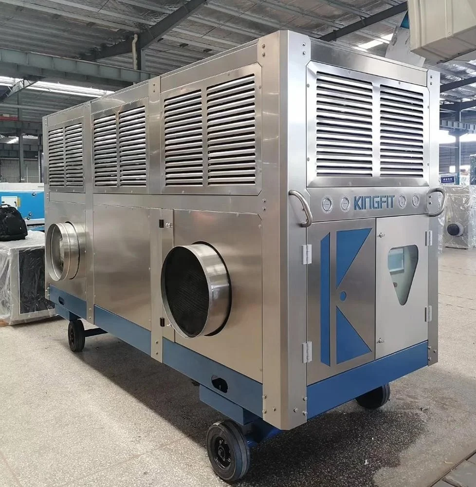 Kingfit equipment 150 ton air cooled type cooling system low temperature grain chiller