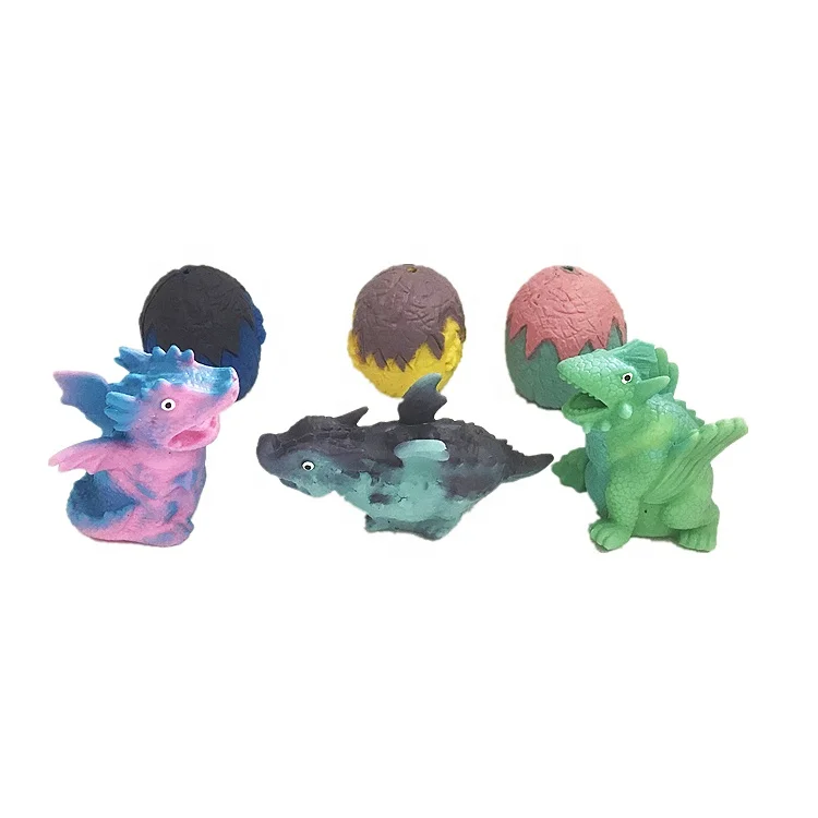 Hot Sale Reversible TPR Toys Dragon Shape Flip Stress Release Dinosaur Egg Cute Animal Innovative Decompression Toys