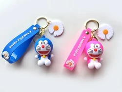 JOJO Amazon Hot Sale Fashion Custom Plastic Blue Fatty Doraemon Kid Carabiner Keychain from Vietnam