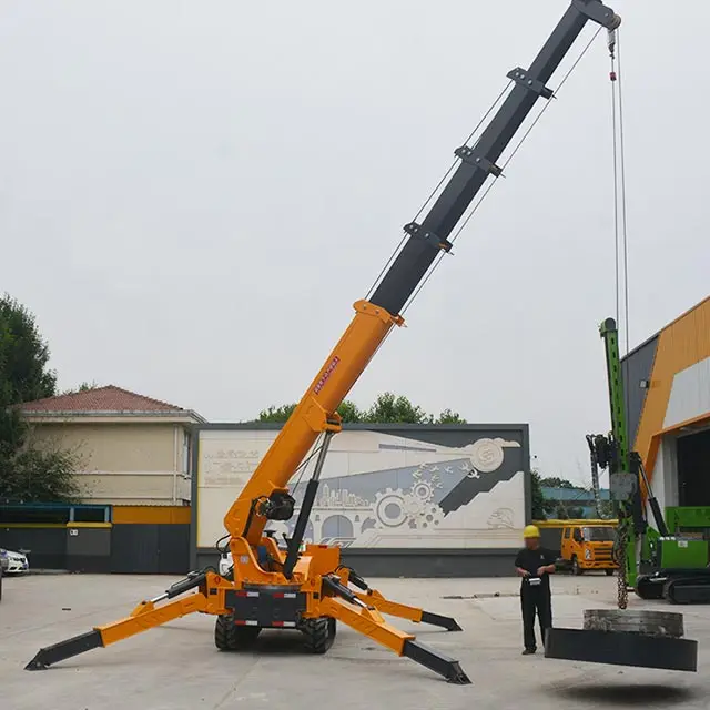New design manual spider crane 5 ton mini home use spider crane