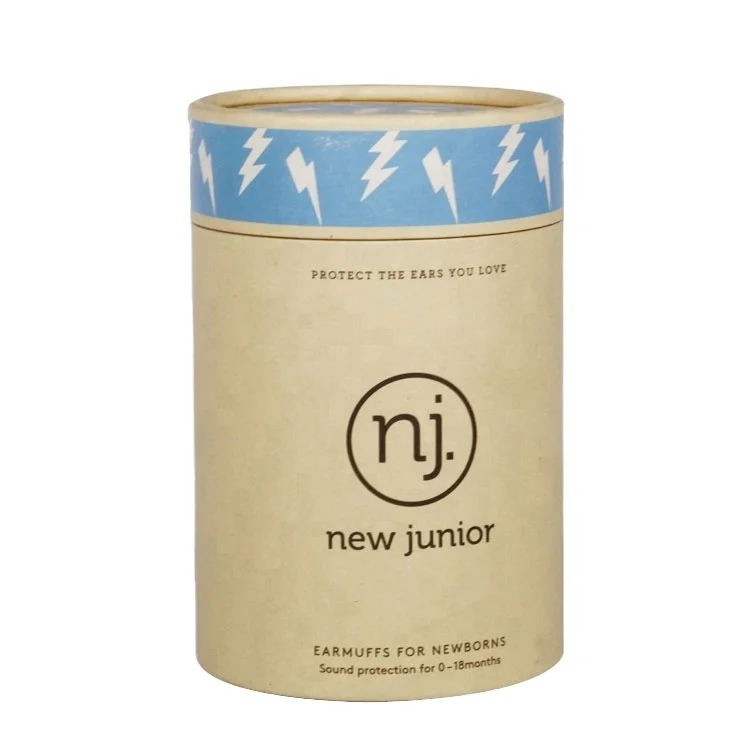 custom luxury 300 gsm ivory carton food vitamin supplements candy box seed kraft paper tube with dividers