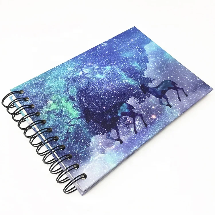 
Love beautiful deer design spiral binding photo album wedding photo album box set 