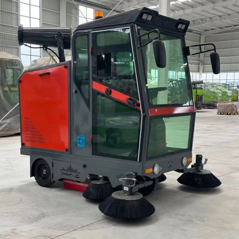 Lawn Sweeper For Garden Tractor Outdoor Road Clean Machine Handle Cleaning Wholesale
