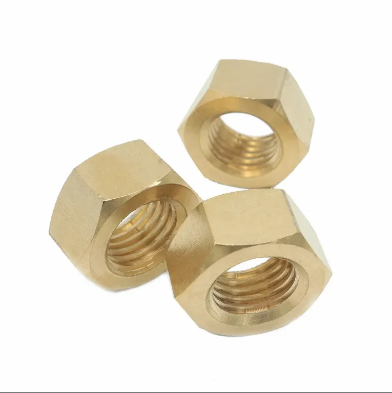 Nuts Hardware Brass Hex Nut Din934 All Kinds Of High Quality copper Brass Nut,Brass M2.5M3M5M6M8M10Nut Factory
