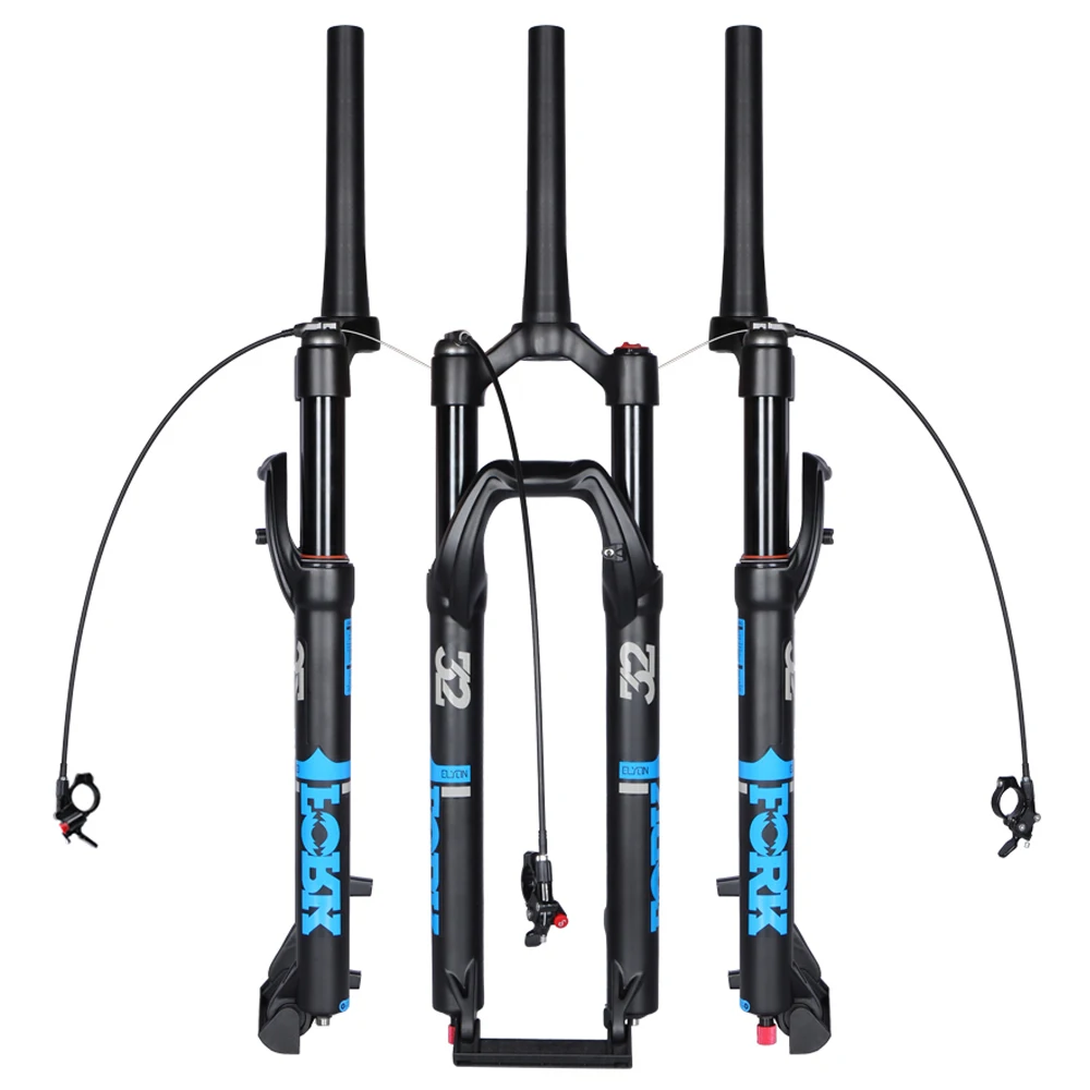Magnesium Aluminum Remote Lockout Suspension Air 26 27.5 29inch Shock Absorber MTB Bike Front Fork