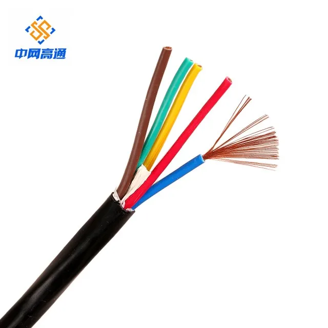 CE Certification 6 core 0.15mm RVSP/RS485 Twisted Pair Signal Cable For Computer Automation Systems