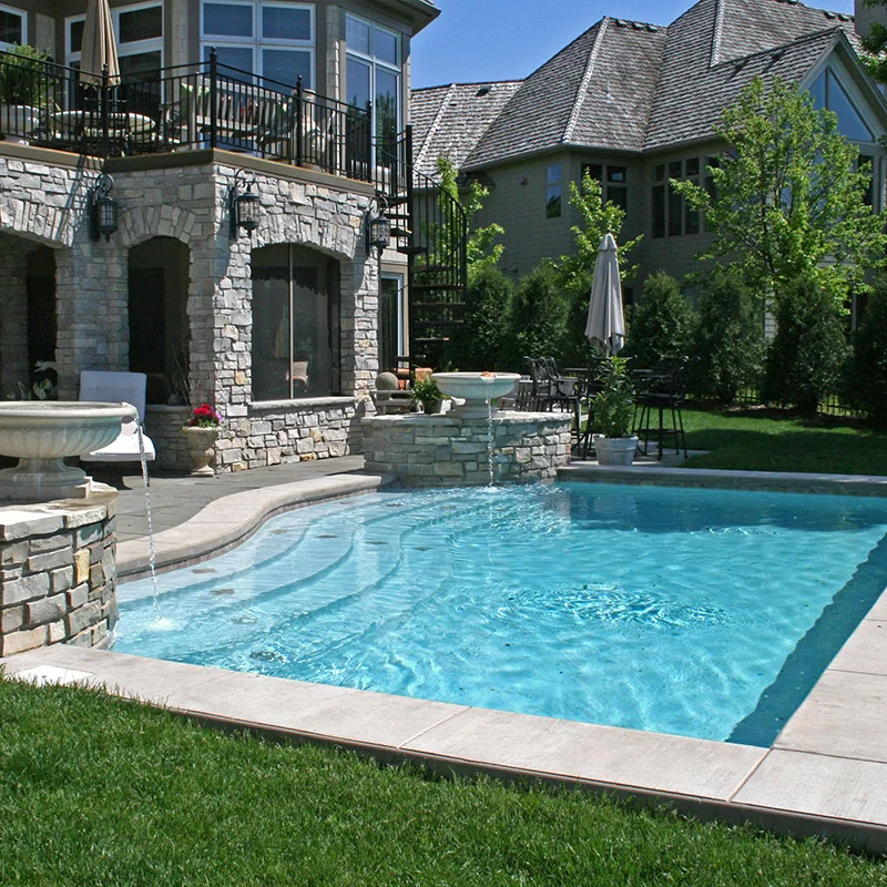 New portable big hard plastic inground swimming pool kit fiberglass pools swimming outdoor 6ft deep for adults