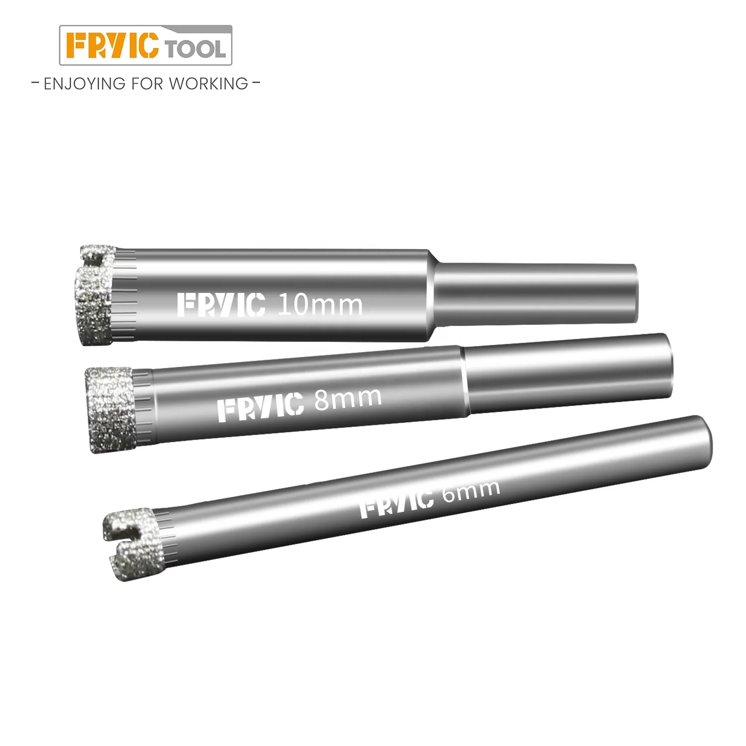 Fryic  Electroplated diamond core drill bits glass hole saw 3mm-200mm hole cutter hole opener