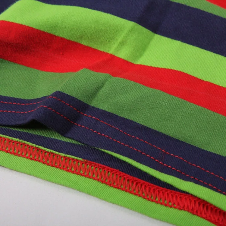 
Printed stripe organic fabric custom logo briefs men cotton boxer underwear 