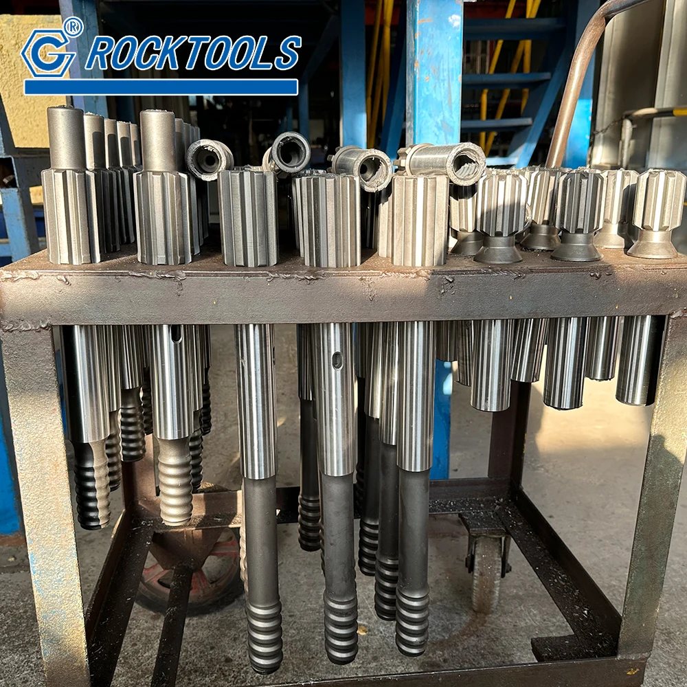 Mining Tools Forging Shank Adapter Rock Drill Parts Epiroc Top Hammer Shank Adapters