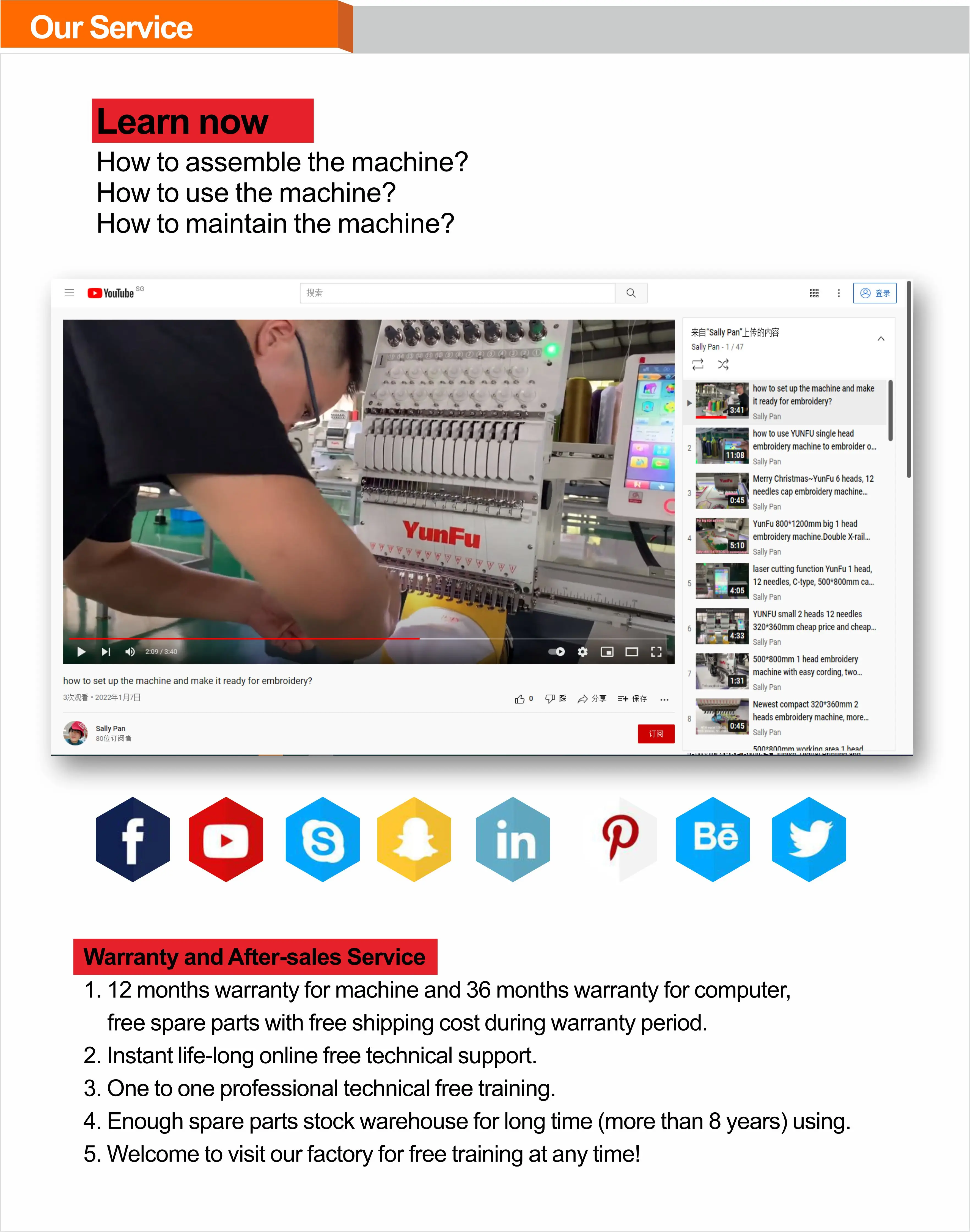 New in 1200RPM  12/15 -Needle T Shirt Logo Computerized  Commercial Embroidery Machine in China