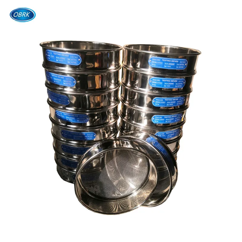 ASTM lab woven wire mesh stainless steel / copper test sieve  for soil testing