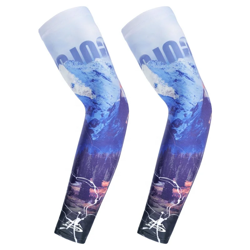 Outdoor Ice Silk Sunscreen Sleeve Driving Gloves Sports Arm Tattoo Sleeve Lengthen Breathable Trend Bike Drive Motor Hand Gloves