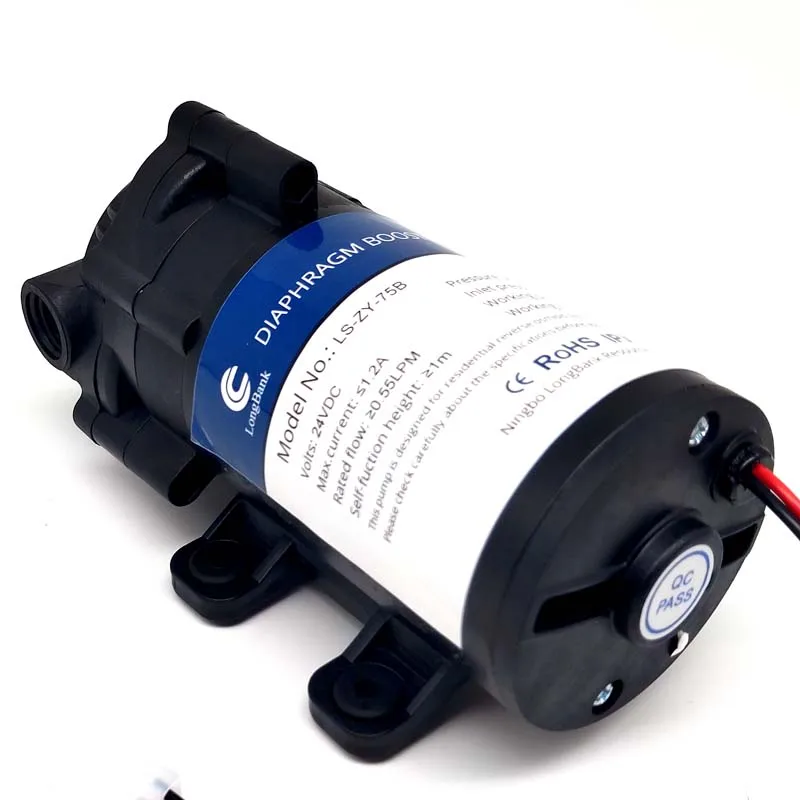 kitchen use 75 gpd RO system water purifier booster pump with pressure motor