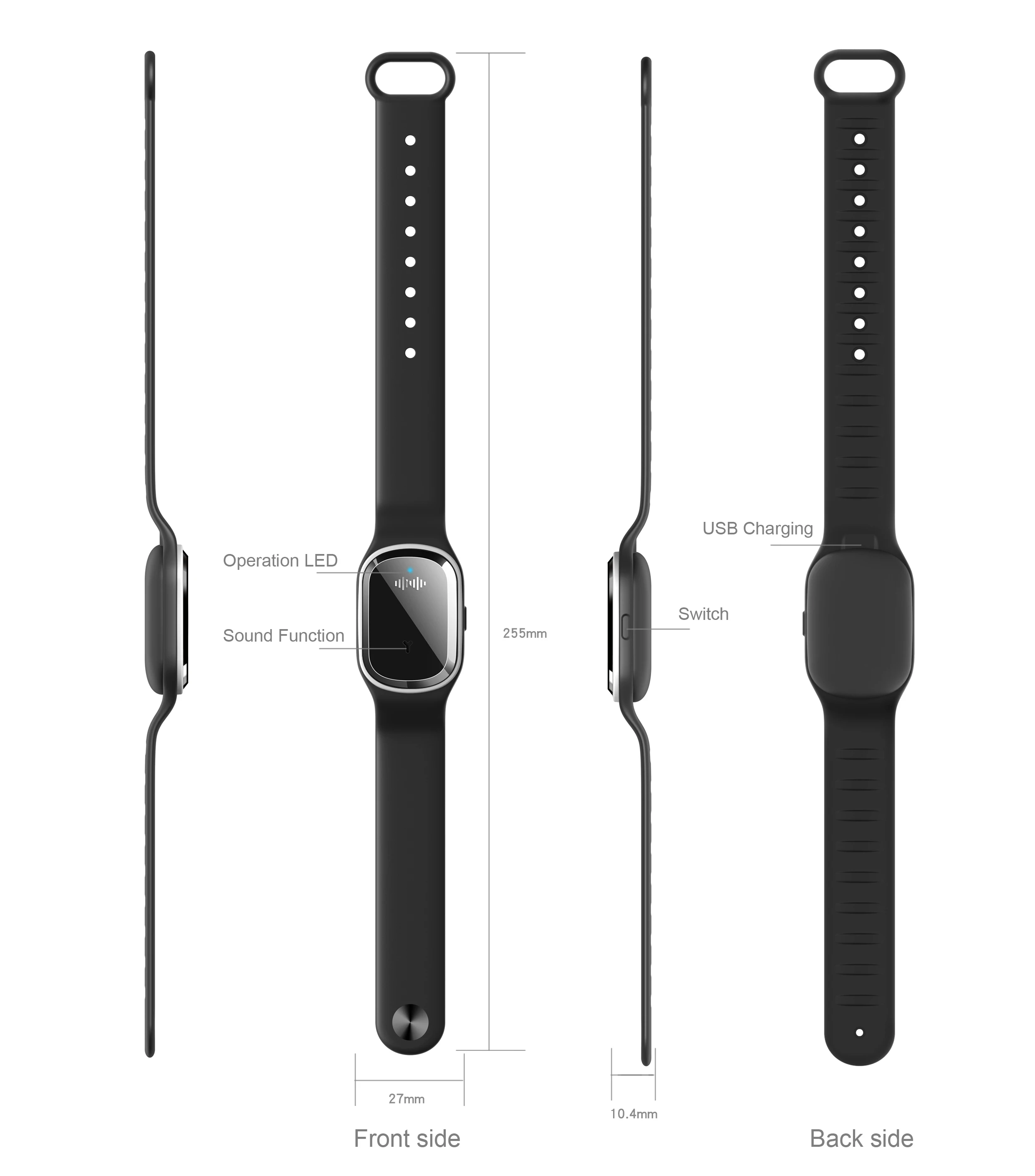 
 Высококачественный регулируемый браслет против комаров, браслет против комаров для детей  
