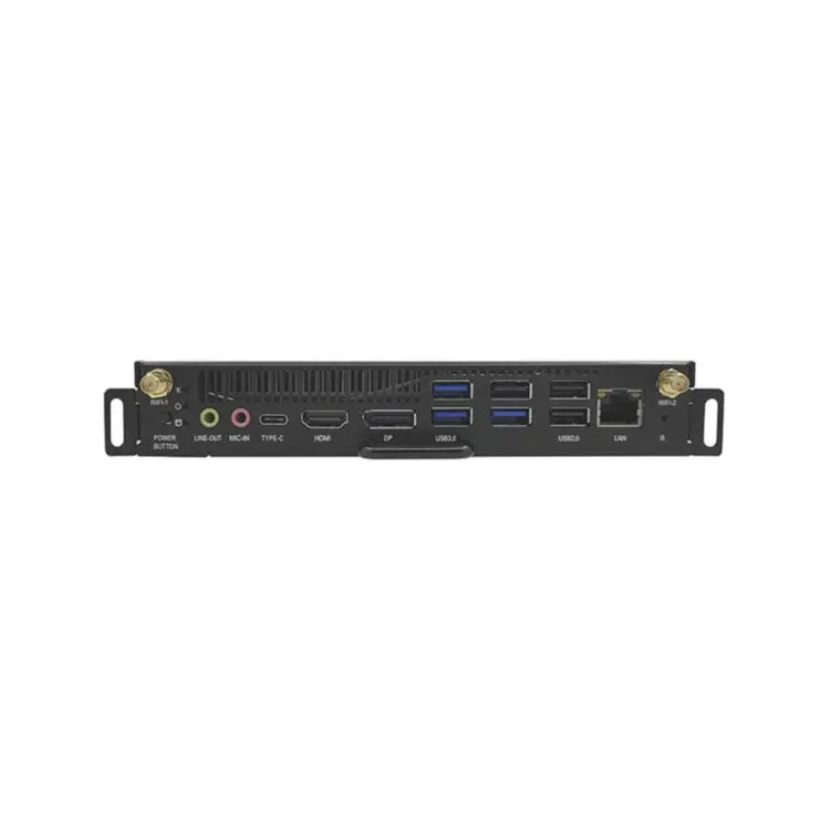 QDE i3/i5/i7 стандартный слот для процессора компьютерный бокс 4K мини-ОПС ПК модуль цифровой смарт-сенсорной интерактивной доски плоская панель