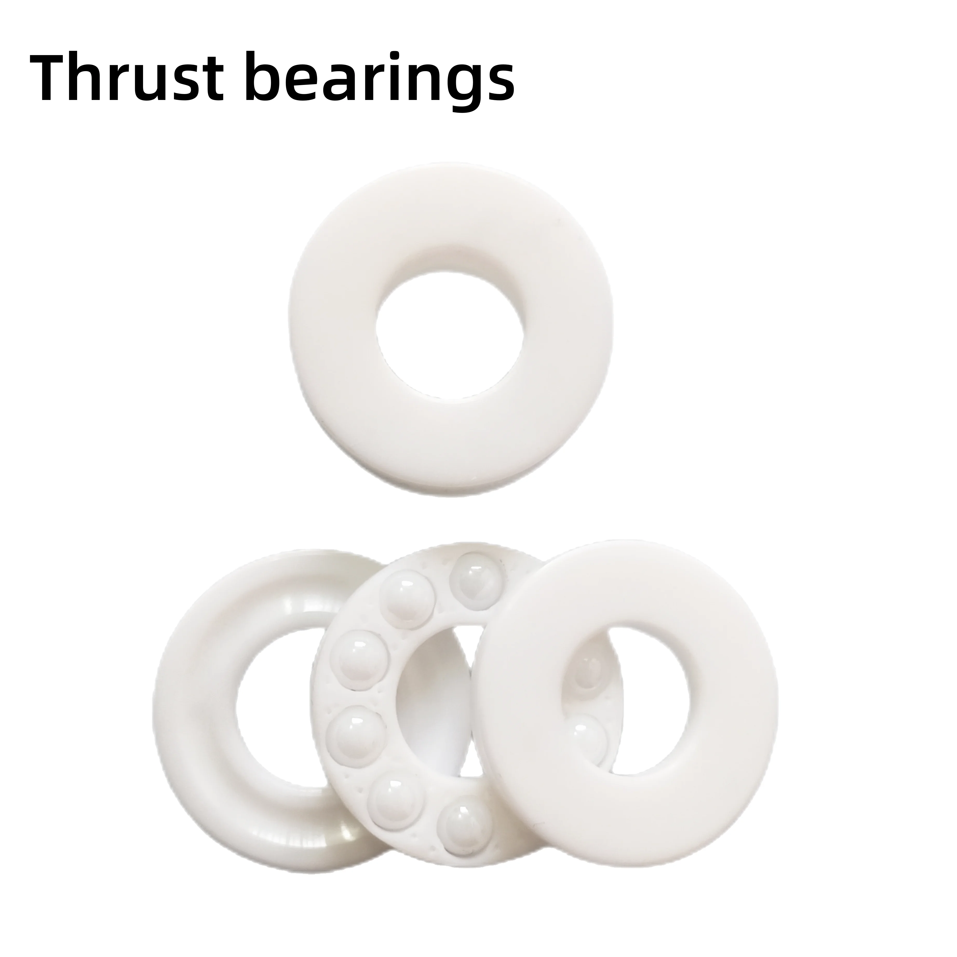 Luoyang produces high-precision smooth and long-life plane thrust bearings 51100 all-ceramic bearings for pressure pumps