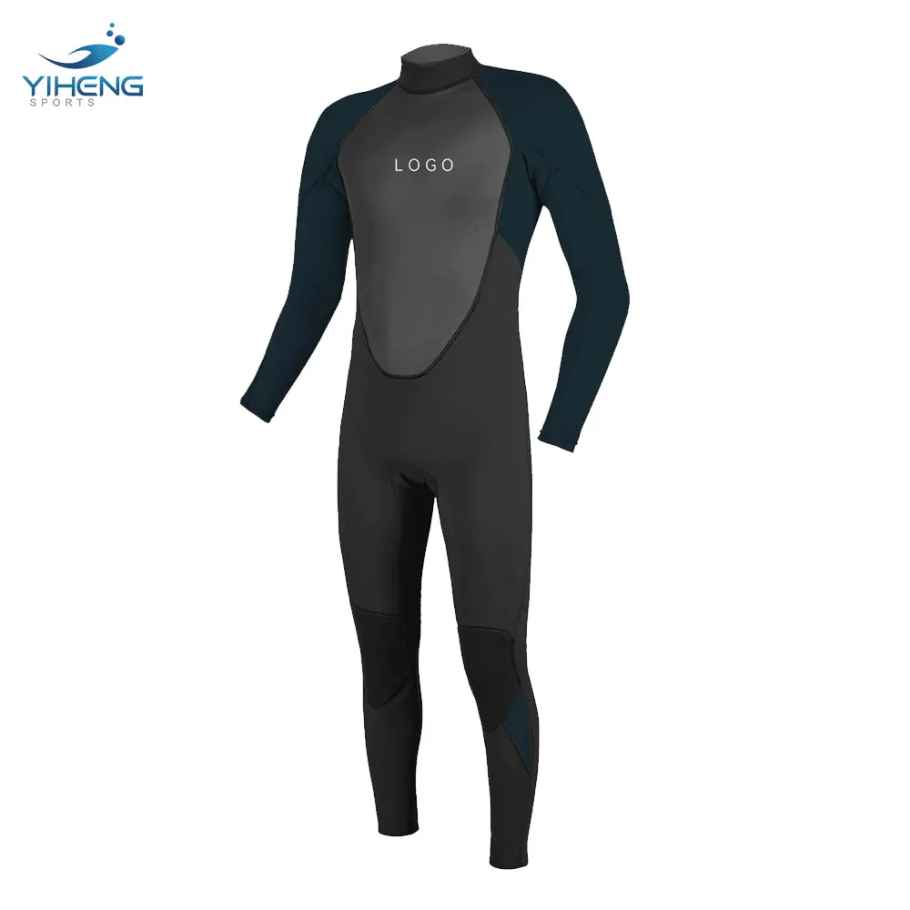 Wholesale Black Diving Wet Suit 2mm 3mm Mens Back Zip Swimsuit Swimming Surf Wetsuit Man 4/3 for Surfing