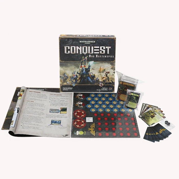 Customized funny educational board game produce with paper box and paper pieces manufacturer for families kids