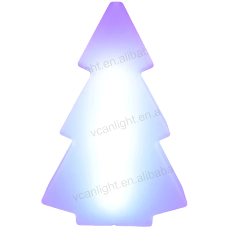 Small size Festival LED Light wood House colorful Hanging Ornaments Christmas Tree