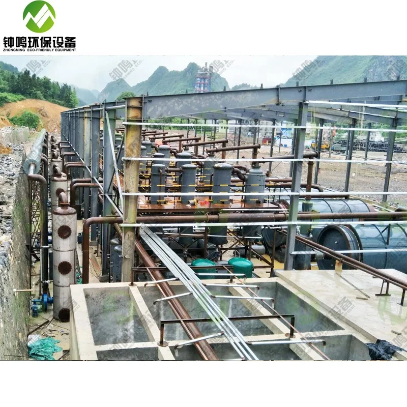 
Automatic 5-15TPD waste tyre pyrolysis machine 