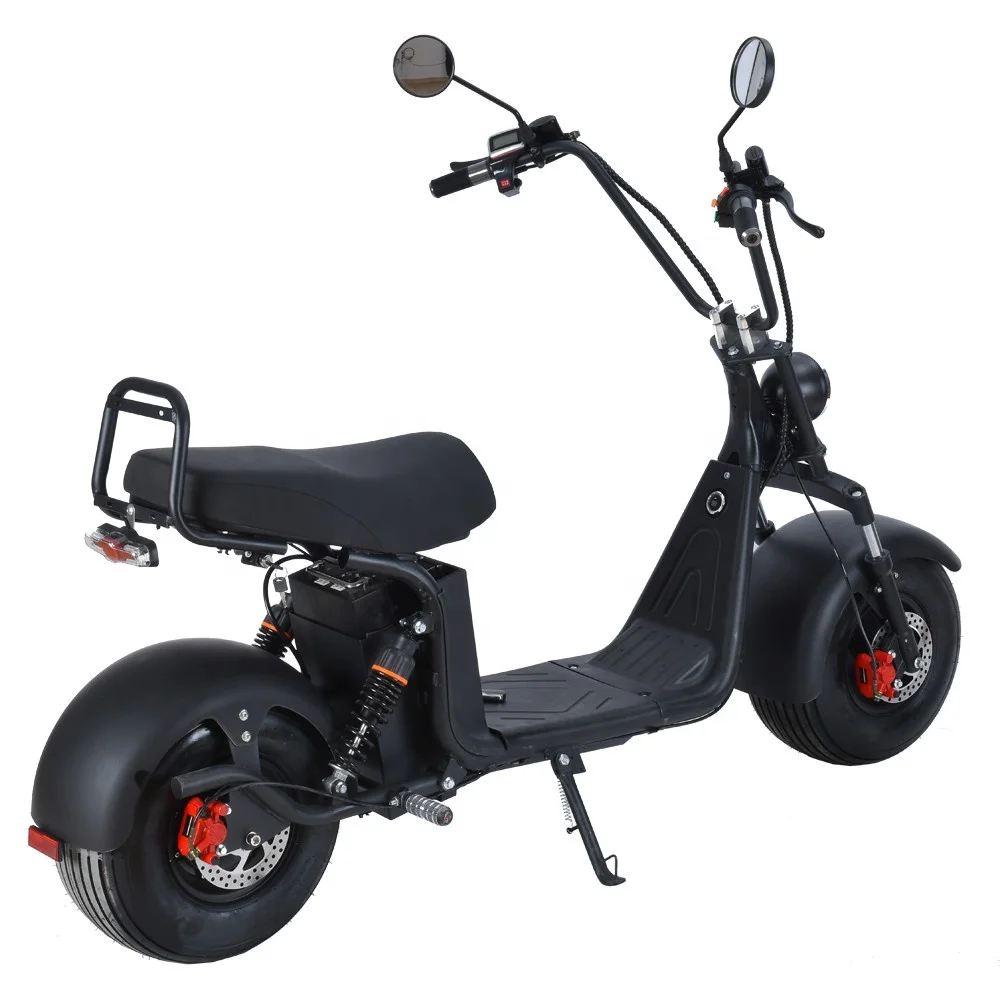 New 2000W 60V Citycoco Mobility Scooter Spare Parts Electric Road Bike Frame With 2 Seat