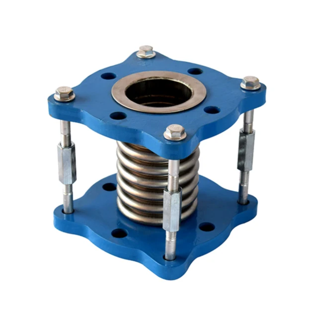 Non Welded Pipe Bellows Expansion Joint Elastic Compensation With Control Rods