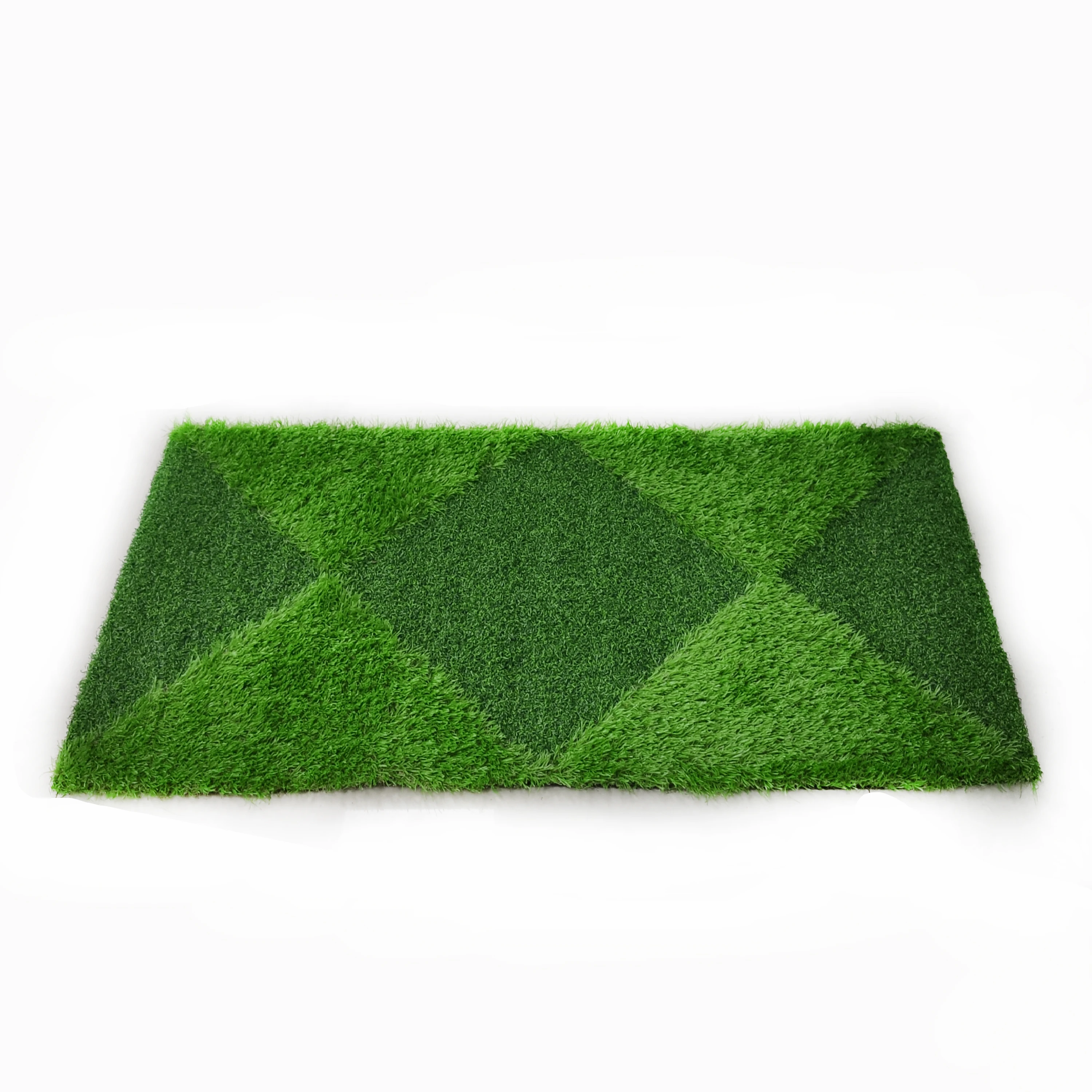 MCGProfessional Custom 20mm Height Artificial Grass Pattern Rug New Design Fun Hopscotch Playground Carpet Soccer PP Use