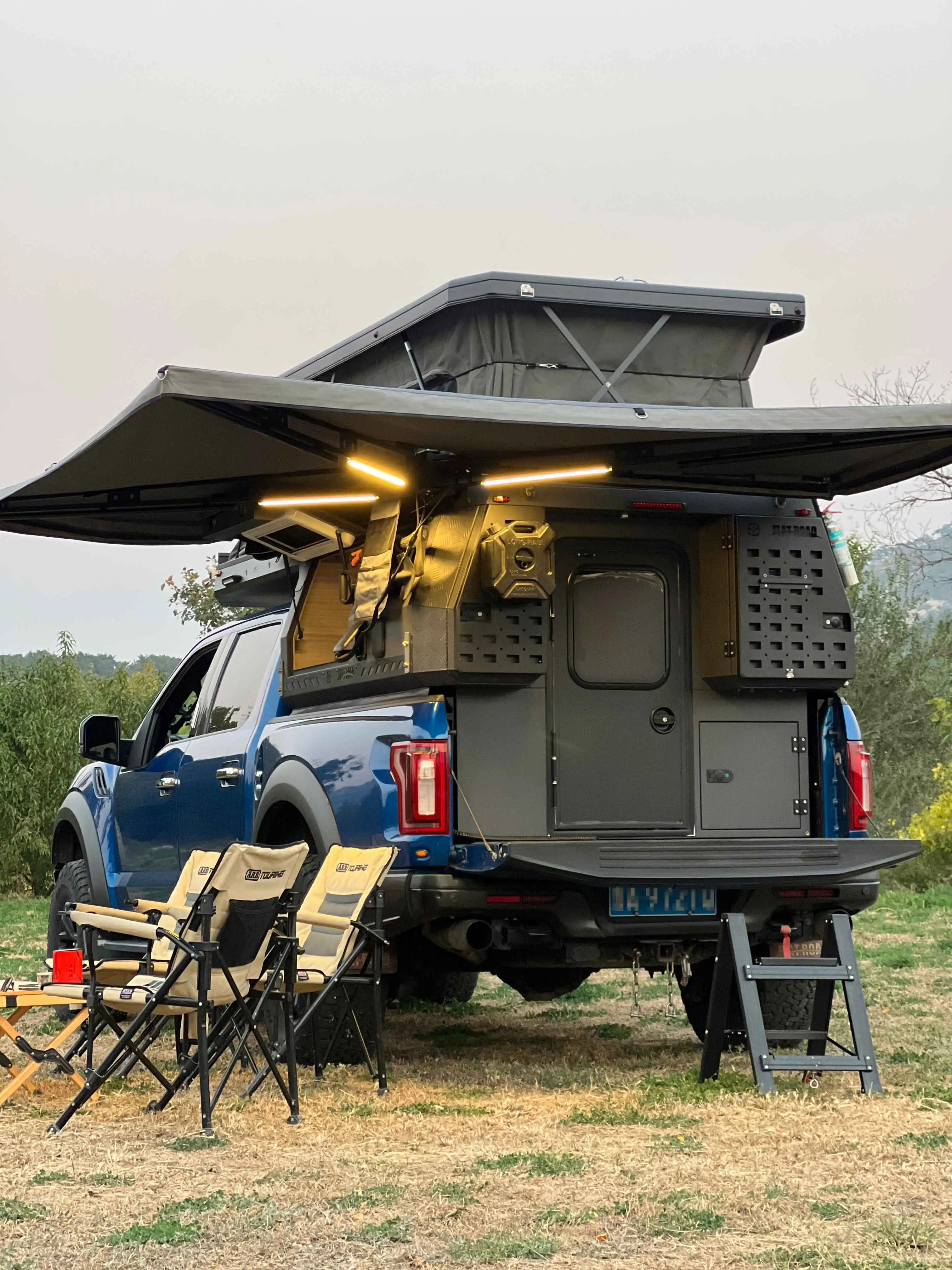 Pickup Exterior Accessories Topper Camper 4x4 Truck Canopy for Ford Raptor Ranger Toyota Hilux Tacoma Tundra Dodge Ram