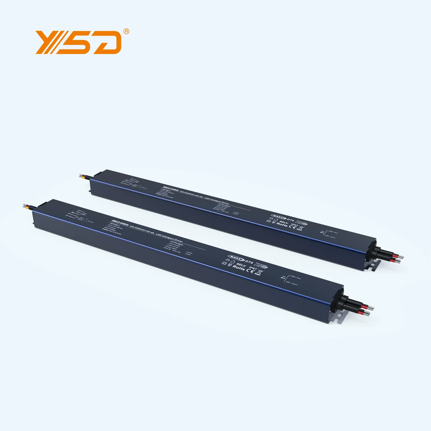 YSD Waterproof New DALI Ultra-thin Power Supply 60W-250W LED driver for Mirror Light Furniture Lighting Equipment