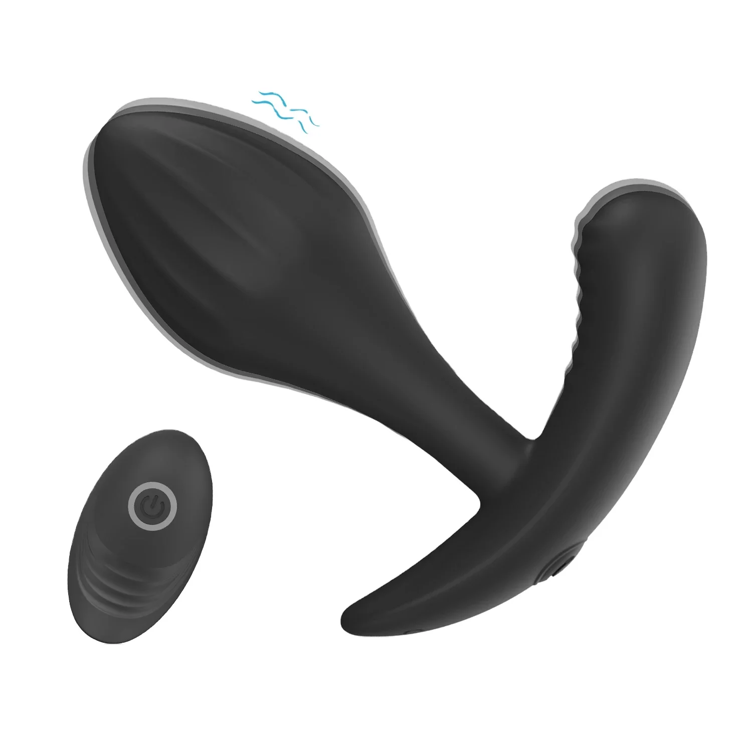 Ylove Soft Silicone 10 Vibration Anal Plug with Wireless Remote Control for Male Female Toys Anal Sex