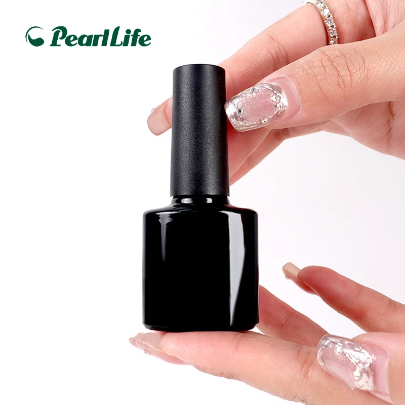 wholesale Factory supplier manufacturer  6ml Non wash Top coat base coat with glass bottle