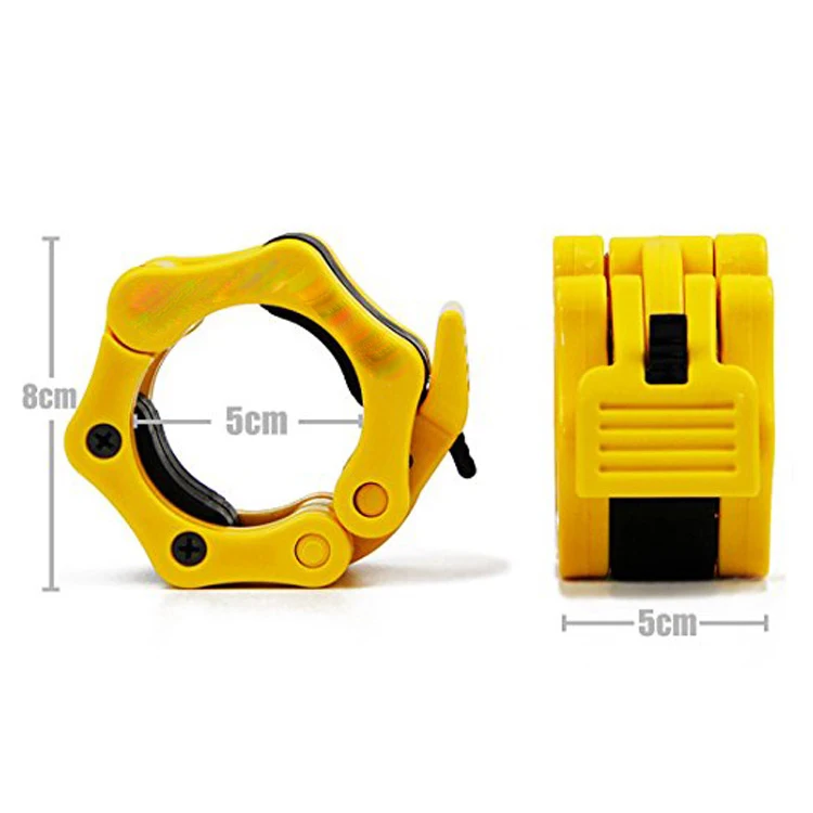 Wholesale Clamp Barbell Standard Black bar Collar Clamps 5cm Custom