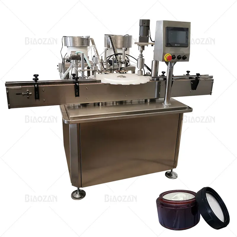 Wholesale Cosmetic Packaging Machine Automatic Cosmetics Cream Jar Filling Machine