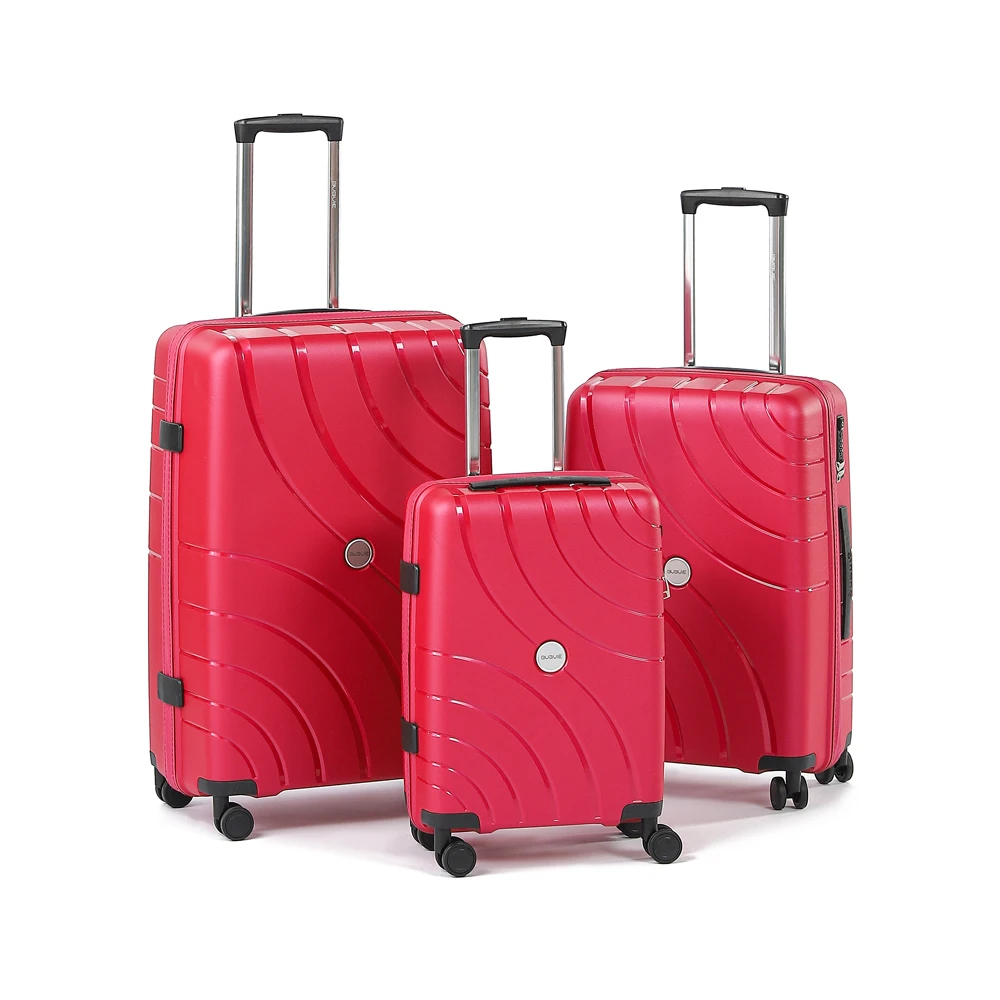 valise de voyage 3 PCS 19 23 27 inch PP good quality large rolling suitcase sets luxury traveling trunk on sale