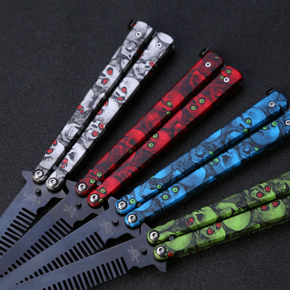 OUMO-New product sales promotion beautiful shaving fold Butterfly comb