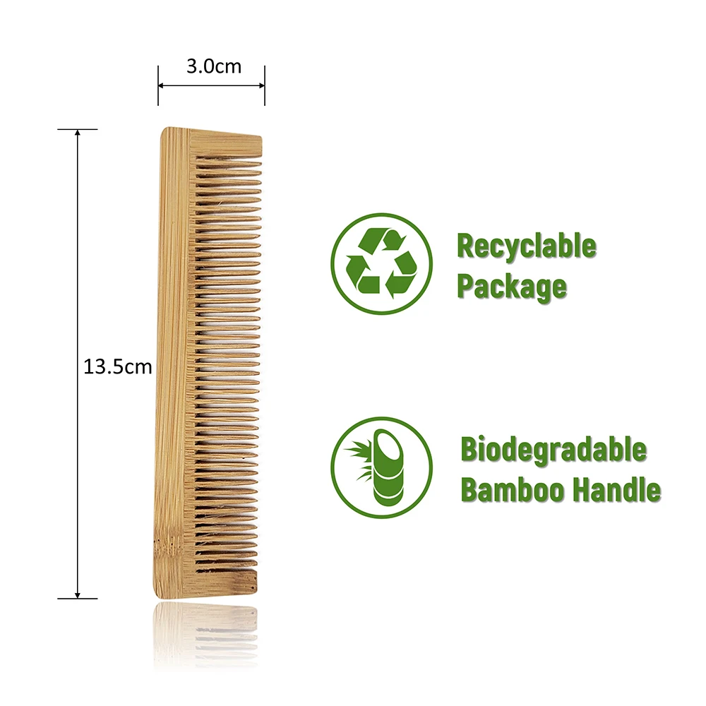 Disposable Hotel Amenities Customized Logo Teeth Brush Bpa Free Eco Friendly Comb Set Bamboo Toothbrush Kit With Private Label