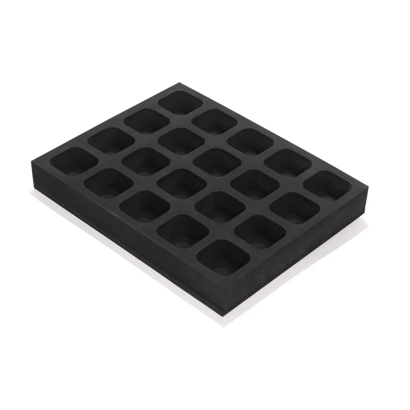 Customized PU Foam Packaging Die Cut Gift Boxes with Anti Static EVA Insert Protective Film for Protection