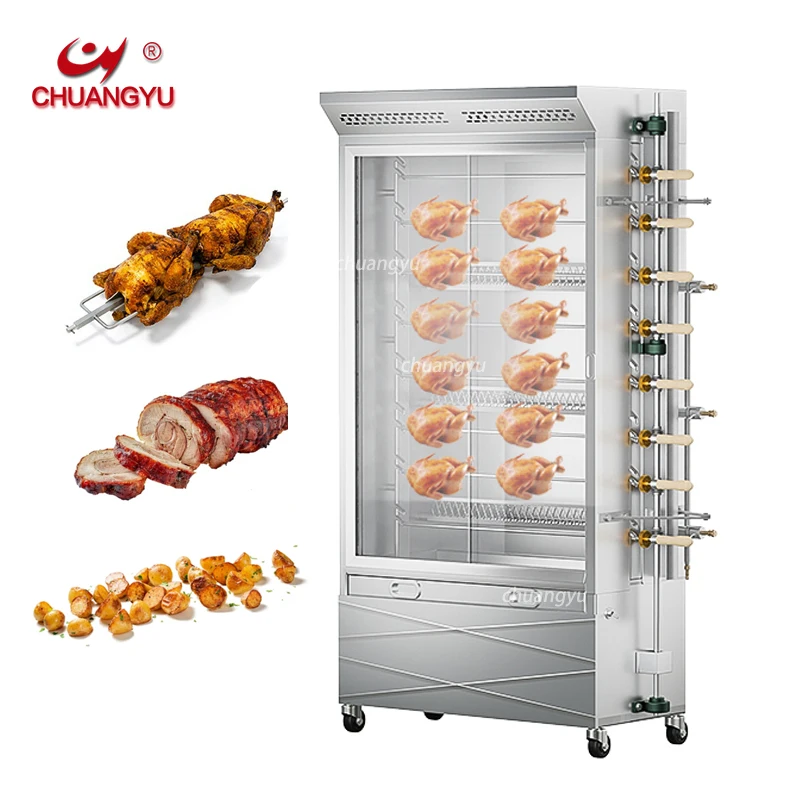 Chuangyu Commercial Roast Chicken Oven Grill Chicken Electric Oven Rotisserie Chicken Oven For Sale