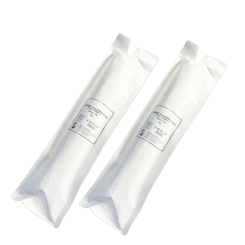 Sterile paraffin gauze dressing burn dressing  5x5cm,7.5x7.5cm,10x10cm,10x20cm,10x30cm,etc