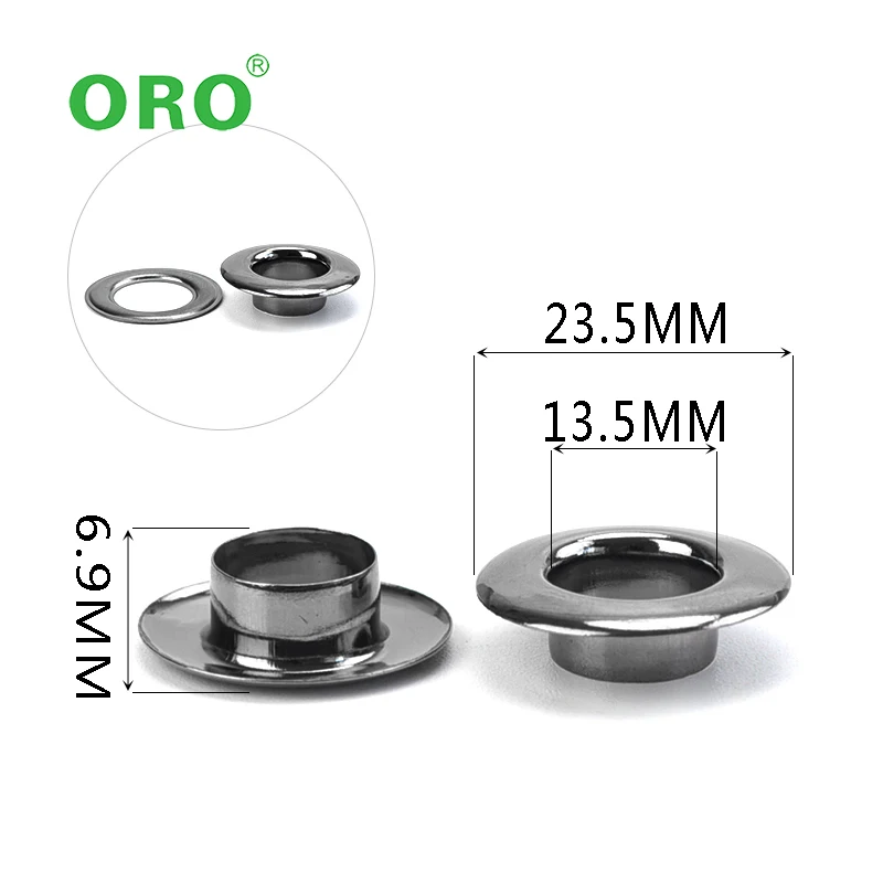 Wholesale 6/8/10/11/12 MM Garment Metal Eyelet Ring Curtain Eyelet Grommet For Curtain Eyelets Grommet Clothing Shoes