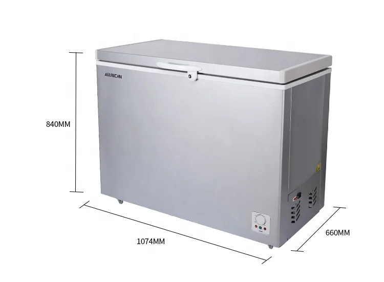 309L Large 70mm DC 12V/24V Solar Freezer With Factory Price