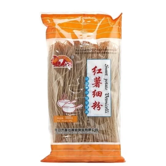 Korea style Traditional sweet potato vermicelli wide
